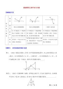 最值模型之将军饮马-中考数学专题