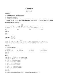 山东省菏泽市定陶区2023-2024学年八年级下学期期中考试数学试卷(含解析)