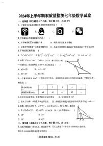 江西省吉安市永丰县2023-2024学年七年级下学期期末考试数学试题