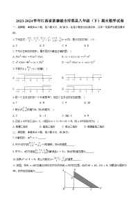 2023-2024学年江西省景德镇市浮梁县八年级（下）期末数学试卷（含答案）