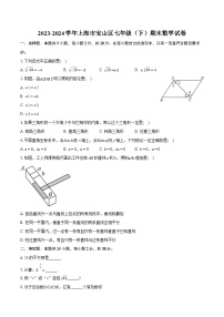 2023-2024学年上海市宝山区七年级（下）期末数学试卷（含详细答案解析）