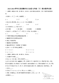 2023-2024学年江西省赣州市大余县七年级（下）期末数学试卷(含详细答案解析)