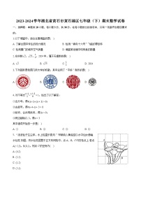 2023-2024学年湖北省黄石市黄石港区七年级（下）期末数学试卷(含详细答案解析)