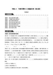 专题4.9 代数式章末八大题型总结（拔尖篇）-最新七年级数学上册重点题型和专项训练系列（浙教版）