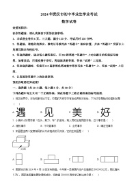 精品解析：2024年湖北省武汉市中考数学试题