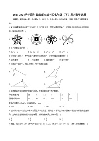 2023-2024学年四川省成都市成华区七年级（下）期末数学试卷（含详细答案解析）