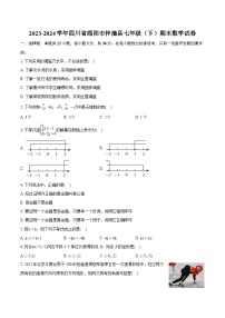 2023-2024学年四川省绵阳市梓潼县七年级（下）期末数学试卷（含详细答案解析）