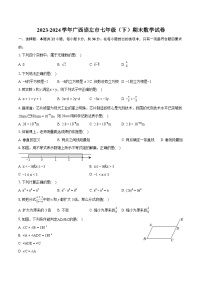 2023-2024学年广西崇左市七年级（下）期末数学试卷（含详细答案解析）