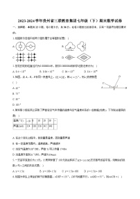 2023-2024学年贵州省三联教育集团七年级（下）期末数学试卷（含详细答案解析）