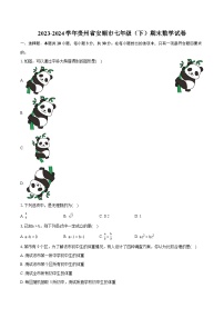 2023-2024学年贵州省安顺市七年级（下）期末数学试卷（含详细答案解析）
