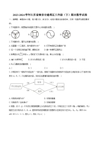 2023-2024学年江苏省南京市建邺区八年级（下）期末数学试卷（含详细答案解析）