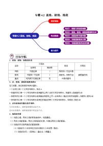 人教版七年级数学上册同步讲义专题4.2 直线、射线、线段（学生版）（人教版）