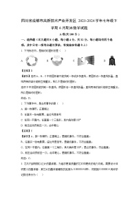 [数学][期末]四川省成都市高新技术产业开发区2023-2024学年七年级下学期6月期末试题(解析版)