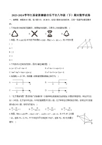 2023-2024学年江西省景德镇市乐平市八年级（下）期末数学试卷（含详细答案解析）