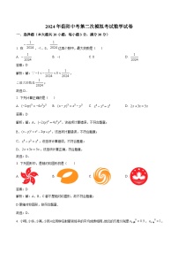 湖南省岳阳市岳阳县2024届九年级下学期中考二模数学试卷(含解析)