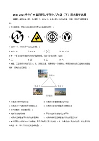 2023-2024学年广东省深圳大学附中八年级（下）期末数学试卷（含详细答案解析）