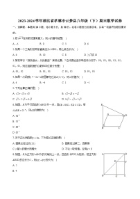 2023-2024学年湖北省孝感市云梦县八年级（下）期末数学试卷（含详细答案解析）