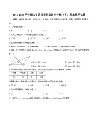 2023-2024学年湖北省武汉市汉阳区八年级（下）期末数学试卷（含详细答案解析）