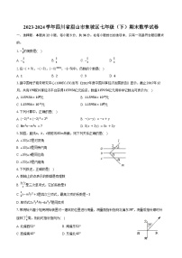 2023-2024学年四川省眉山市东坡区七年级（下）期末数学试卷（含答案）