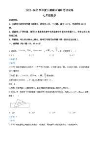 河南省信阳市2022-2023学年七年级下学期期末数学试题（解析版）
