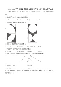 2023-2024学年陕西省咸阳市秦都区八年级（下）期末数学试卷（含详细答案解析）