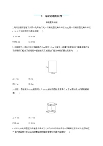 北师大版八年级上册3 勾股定理的应用课堂检测