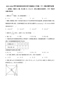 吉林省长春市净月高新区2023-2024学年八年级下学期期末数学试题（原卷版+解析版）
