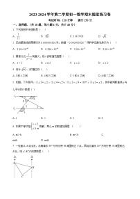 安徽省安庆市石化第一中学2023-2024学年七年级下学期期末数学试题（原卷版+解析版）