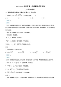 广东省汕头市澄海区2023-2024学年七年级下学期期末数学试题（解析版）
