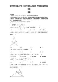 鄂尔多斯市重点中学八年级数学第一学期期末经典模拟试题【含解析】