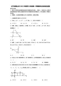 辽宁省鞍山市2023年数学八年级第一学期期末达标测试试题【含解析】