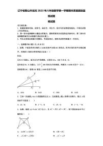 辽宁省鞍山市名校2023年八年级数学第一学期期末质量跟踪监视试题【含解析】