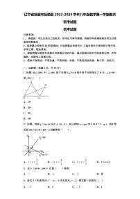 辽宁省抚顺市抚顺县2023-2024学年八年级数学第一学期期末统考试题【含解析】