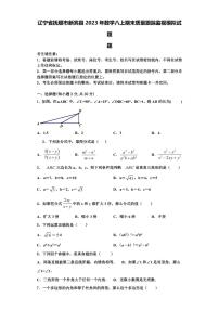 辽宁省抚顺市新宾县2023年数学八上期末质量跟踪监视模拟试题【含解析】