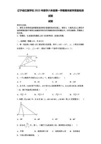 辽宁省红旗学校2023年数学八年级第一学期期末教学质量检测试题【含解析】