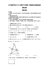 辽宁省葫芦岛市2023年数学八年级第一学期期末质量跟踪监视模拟试题【含解析】