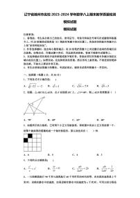 辽宁省锦州市名校2023-2024学年数学八上期末教学质量检测模拟试题【含解析】