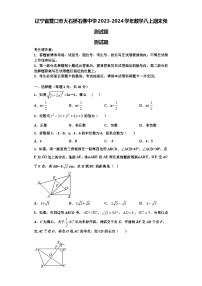 辽宁省营口市大石桥石佛中学2023-2024学年数学八上期末预测试题【含解析】