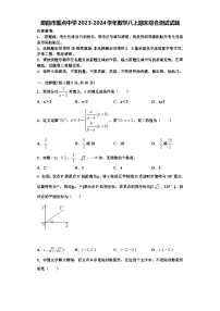 那曲市重点中学2023-2024学年数学八上期末综合测试试题【含解析】