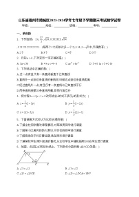 山东省德州市陵城区2023-2024学年七年级下学期期末考试数学试卷(含答案)