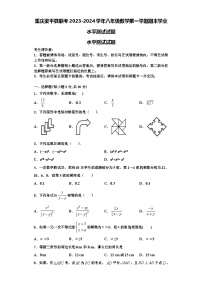 重庆梁平县联考2023-2024学年八年级数学第一学期期末学业水平测试试题【含解析】