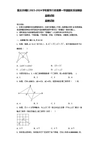 重庆开州区2023-2024学年数学八年级第一学期期末质量跟踪监视试题【含解析】