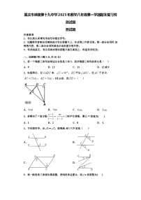 重庆市涪陵第十九中学2023年数学八年级第一学期期末复习检测试题【含解析】
