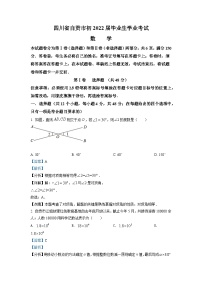 [数学]2022年四川省自贡市中考真题数学真题(原题版+解析版)