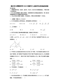 重庆市江津第四中学2023年数学八上期末学业质量监测试题【含解析】