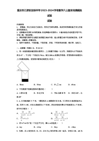 重庆市江津区实验中学2023-2024学年数学八上期末经典模拟试题【含解析】