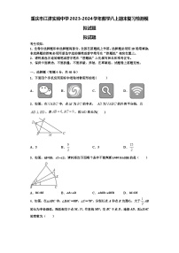 重庆市江津实验中学2023-2024学年数学八上期末复习检测模拟试题【含解析】