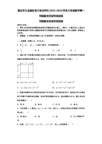 重庆市九龙坡区育才成功学校2023-2024学年八年级数学第一学期期末质量检测试题【含解析】