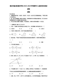 重庆市南川区部分学校2023-2024学年数学八上期末综合测试试题【含解析】