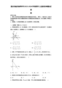 重庆市南开融侨中学2023-2024学年数学八上期末统考模拟试题【含解析】